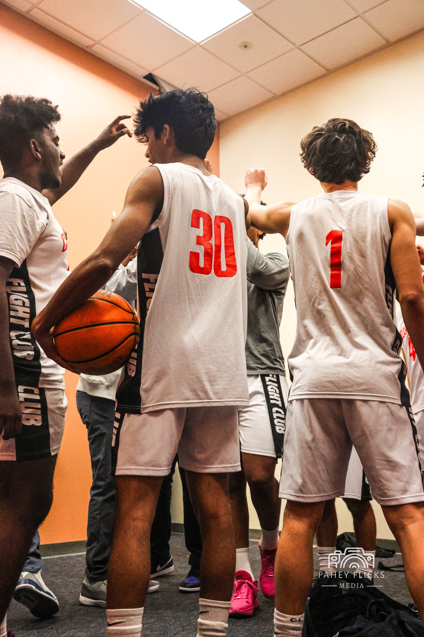 Pre-Game Huddle Vs Highlands